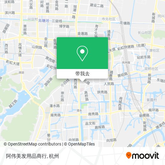 阿伟美发用品商行地图