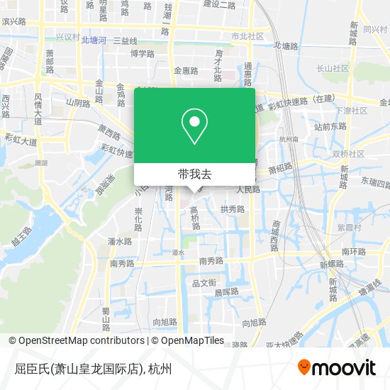 屈臣氏(萧山皇龙国际店)地图