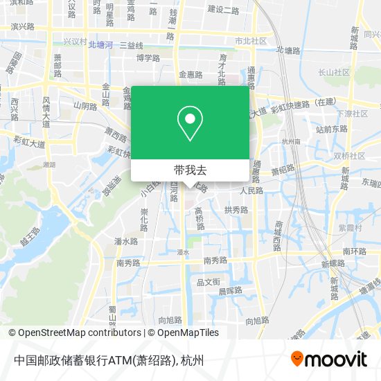 中国邮政储蓄银行ATM(萧绍路)地图
