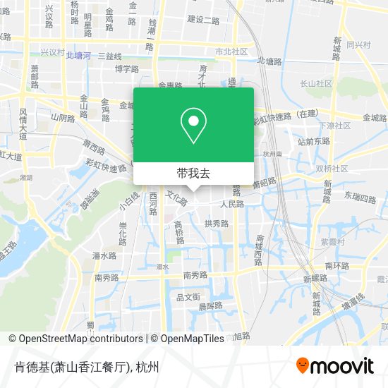 肯德基(萧山香江餐厅)地图