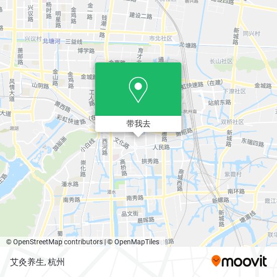 艾灸养生地图