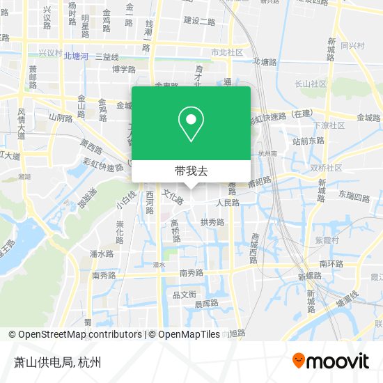 萧山供电局地图