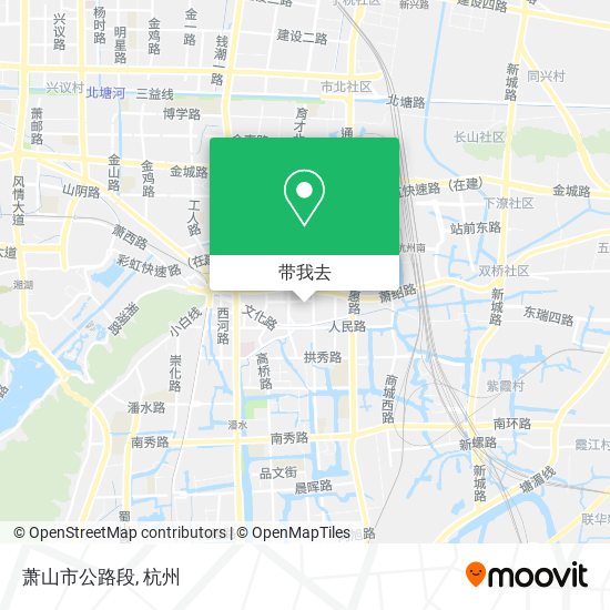 萧山市公路段地图