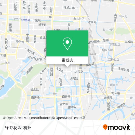 绿都花园地图