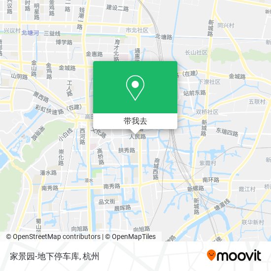 家景园-地下停车库地图