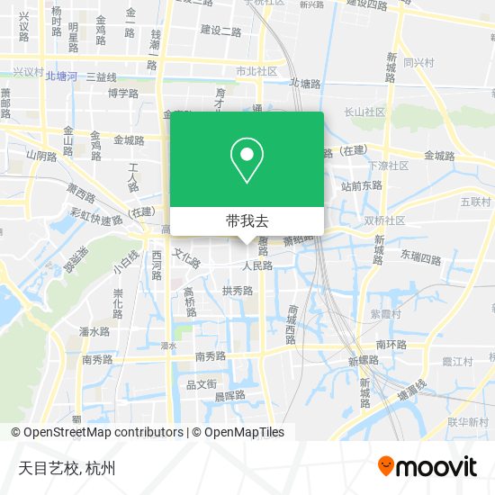 天目艺校地图