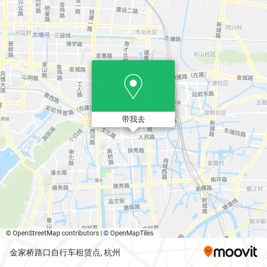 金家桥路口自行车租赁点地图