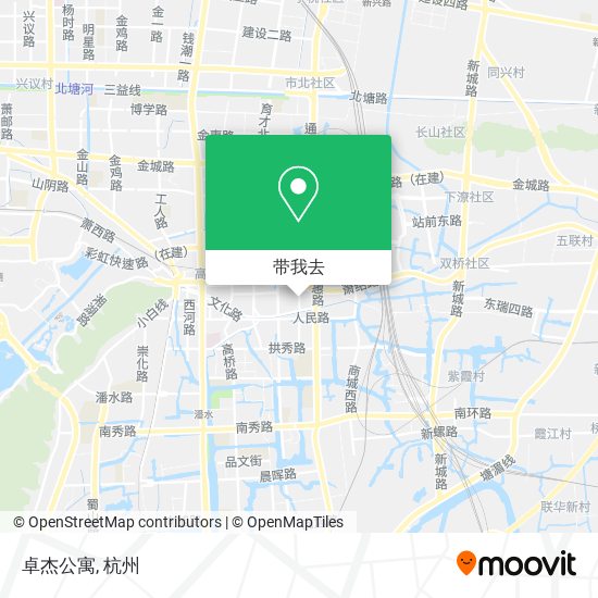 卓杰公寓地图