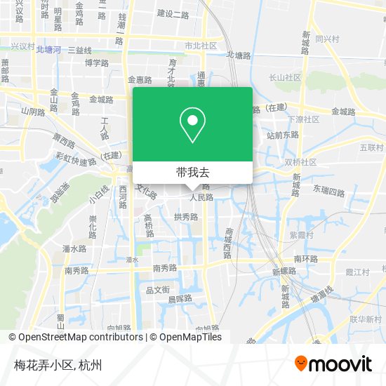 梅花弄小区地图