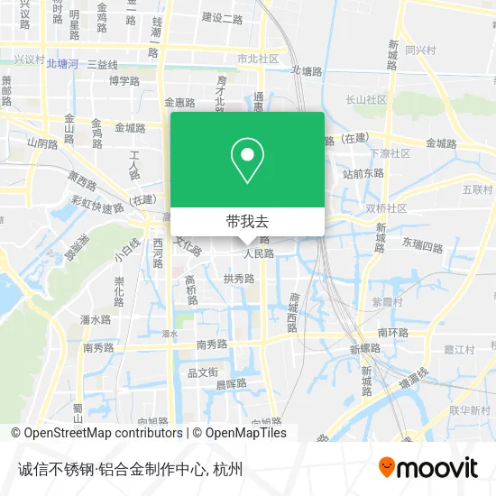 诚信不锈钢·铝合金制作中心地图