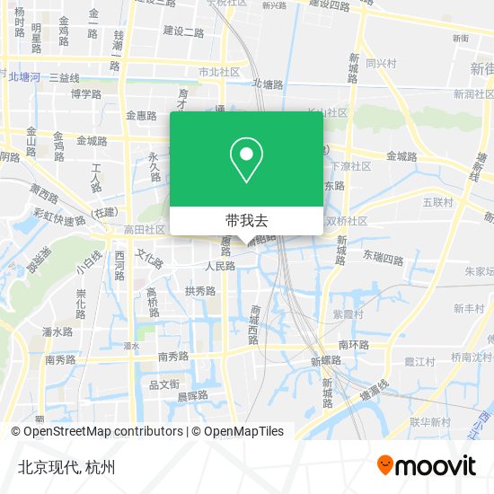 北京现代地图