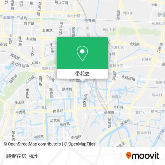 鹏泰客房地图