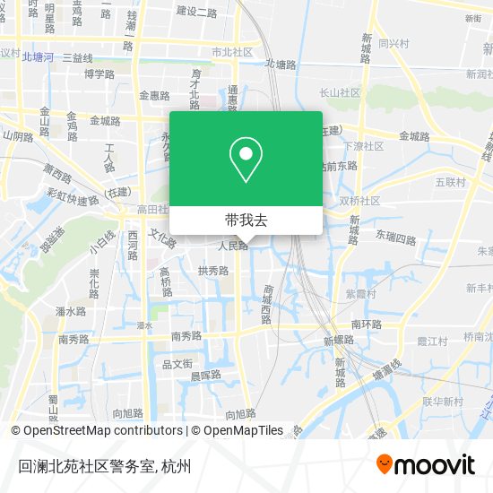 回澜北苑社区警务室地图