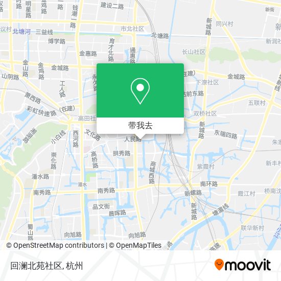 回澜北苑社区地图