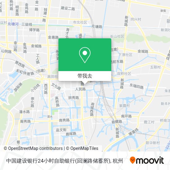 中国建设银行24小时自助银行(回澜路储蓄所)地图