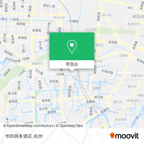 华田商务酒店地图