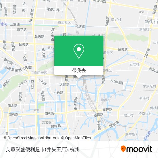 芙蓉兴盛便利超市(井头王店)地图