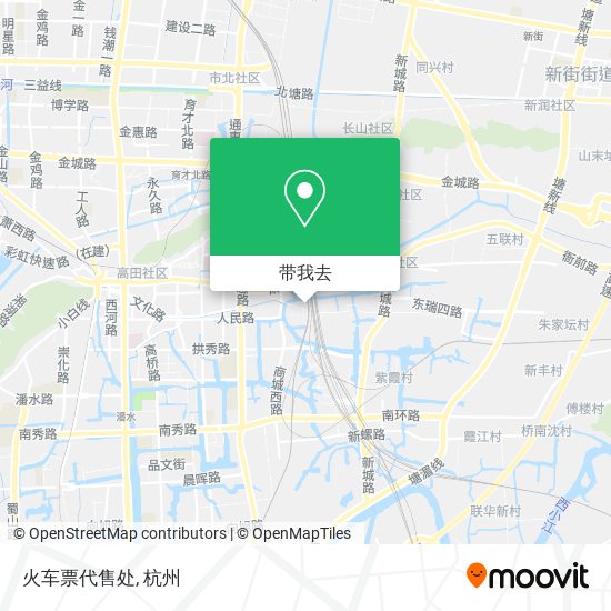 火车票代售处地图