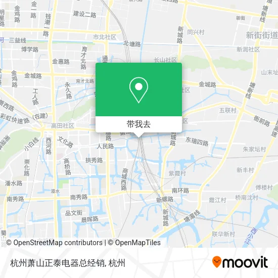 杭州萧山正泰电器总经销地图