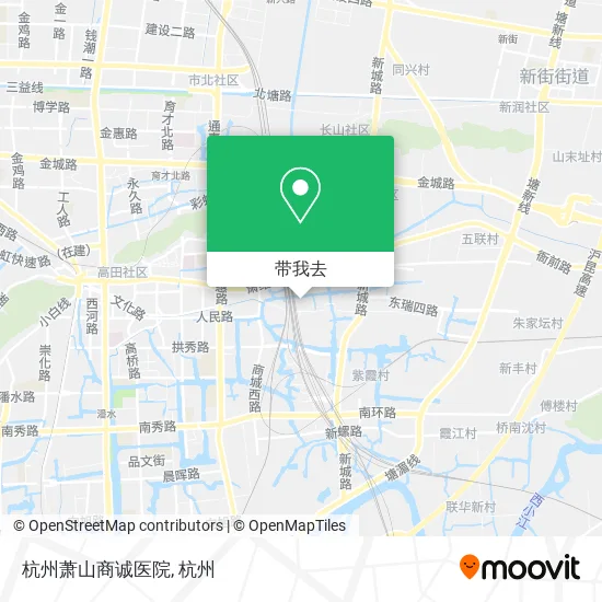 杭州萧山商诚医院地图