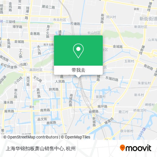 上海华锦扣板萧山销售中心地图