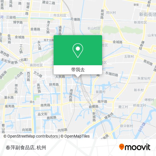 春萍副食品店地图