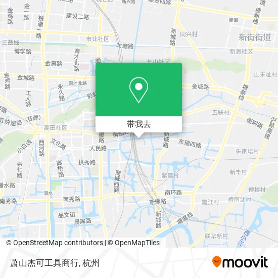 萧山杰可工具商行地图