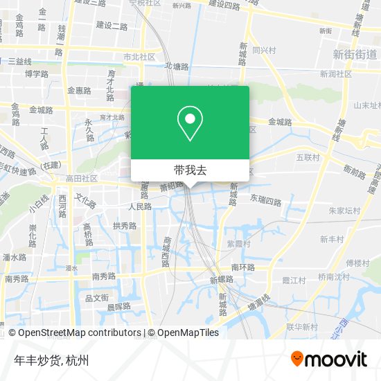 年丰炒货地图
