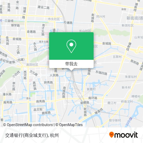 交通银行(商业城支行)地图