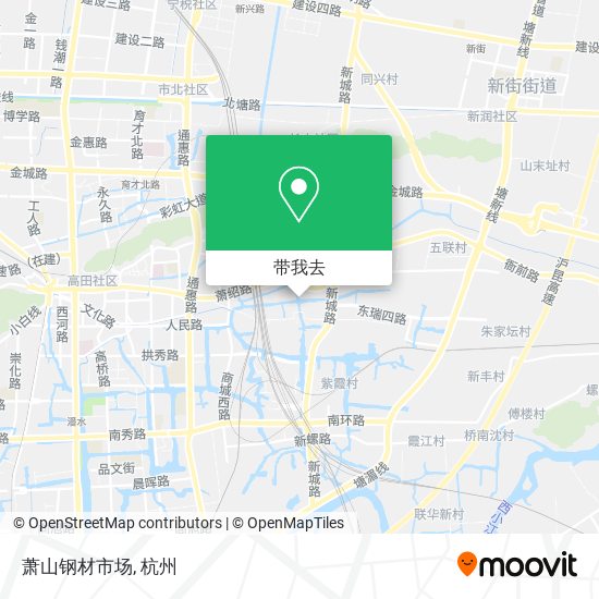 萧山钢材市场地图