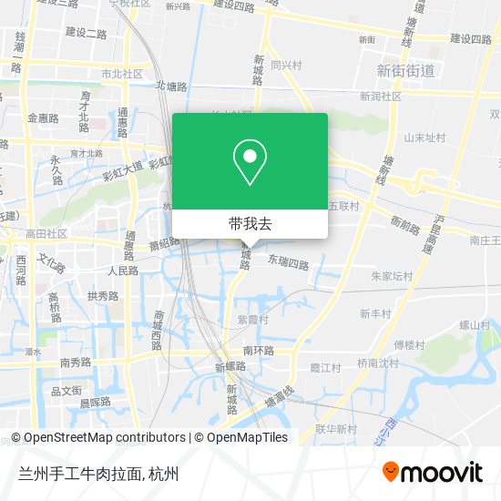 兰州手工牛肉拉面地图