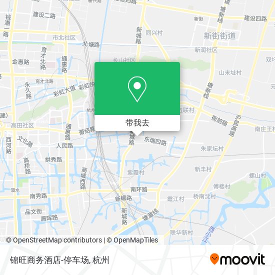 锦旺商务酒店-停车场地图