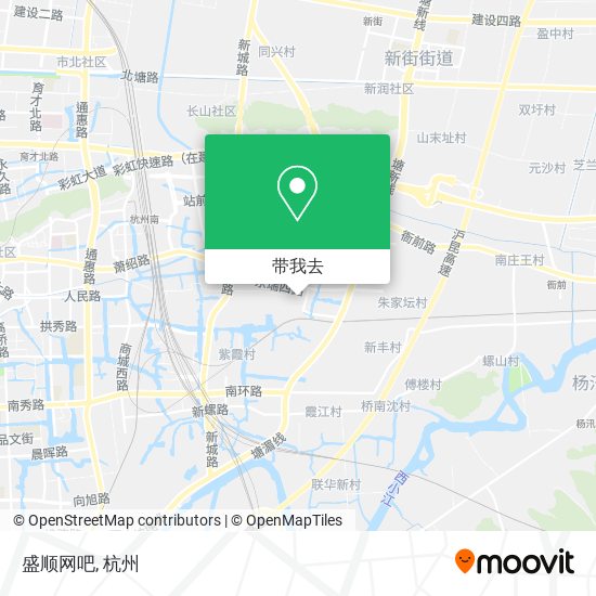 盛顺网吧地图