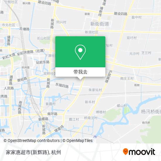 家家惠超市(新辉路)地图
