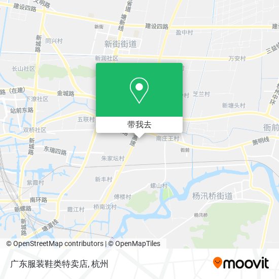 广东服装鞋类特卖店地图