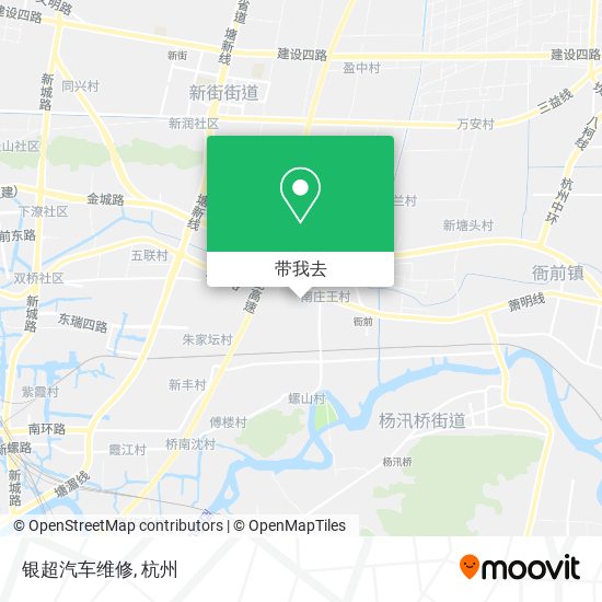 银超汽车维修地图