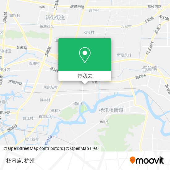 杨汛庙地图