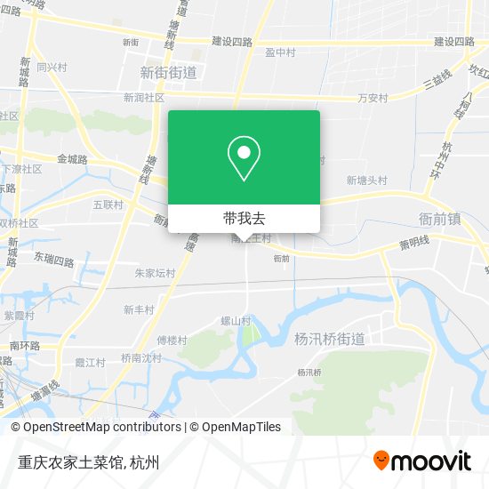 重庆农家土菜馆地图