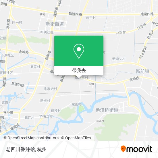 老四川香辣馆地图