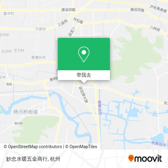 妙忠水暖五金商行地图
