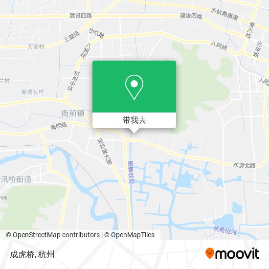 成虎桥地图