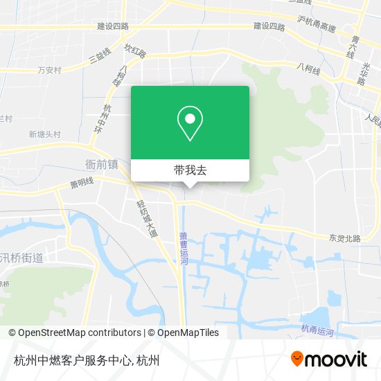 杭州中燃客户服务中心地图