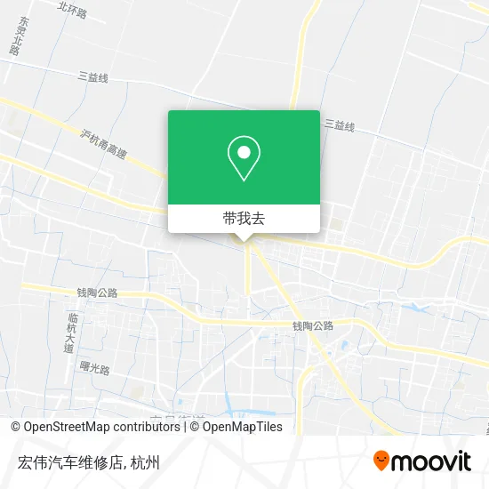 宏伟汽车维修店地图