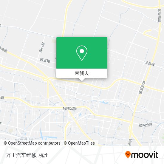 万里汽车维修地图