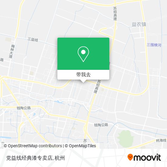党益线经典漆专卖店地图