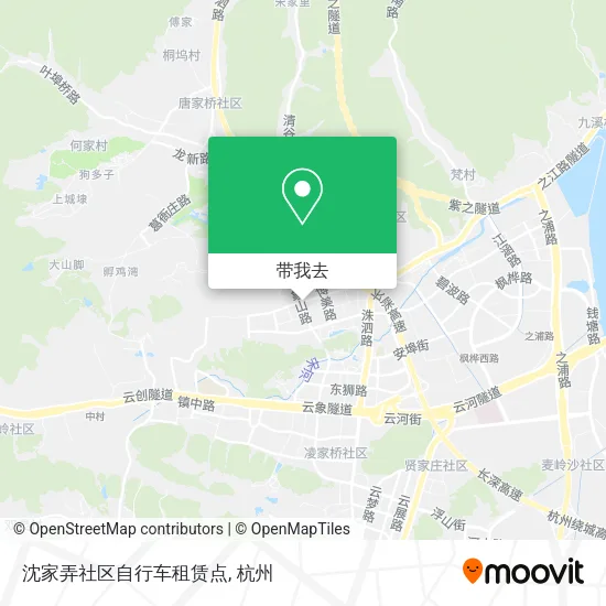 沈家弄社区自行车租赁点地图