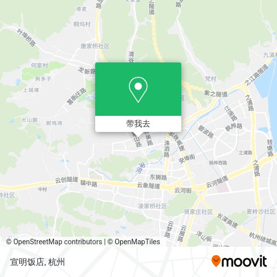 宣明饭店地图