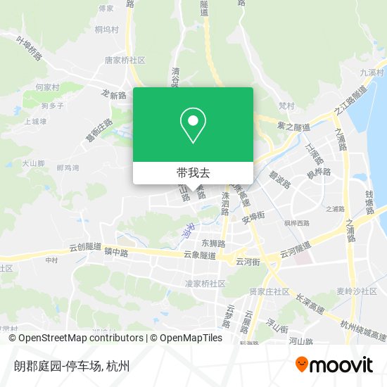 朗郡庭园-停车场地图