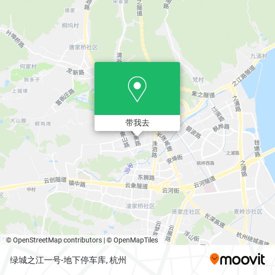 绿城之江一号-地下停车库地图