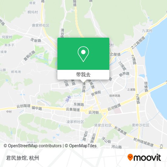 君民旅馆地图